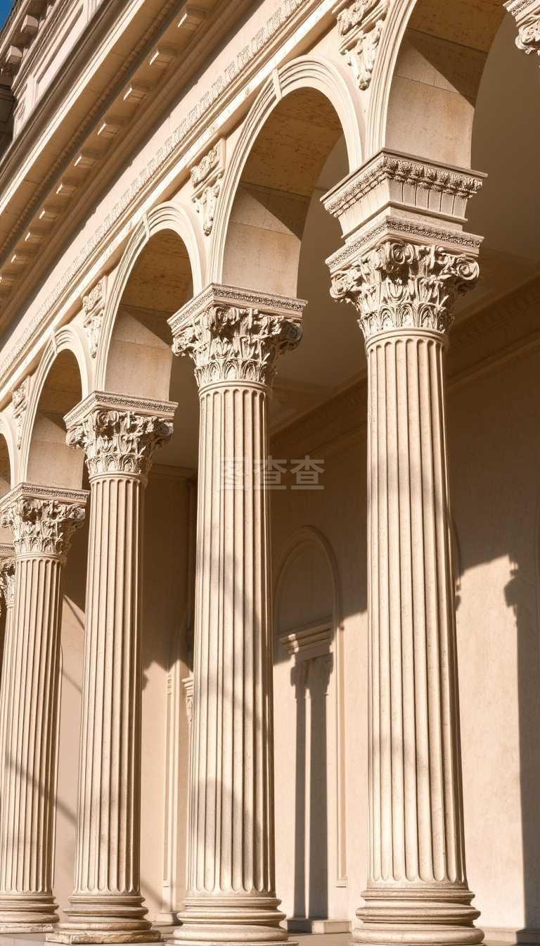 索非亞國家圖書館西里爾與美索迪烏斯分館 舊式建筑裝飾柱的藝術之美